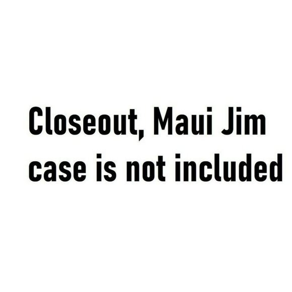 Maui jim STARFISH MJ 744-02UTD Black Rectangle Sunglasses Grey Polarized (A) - Picture 8 of 8